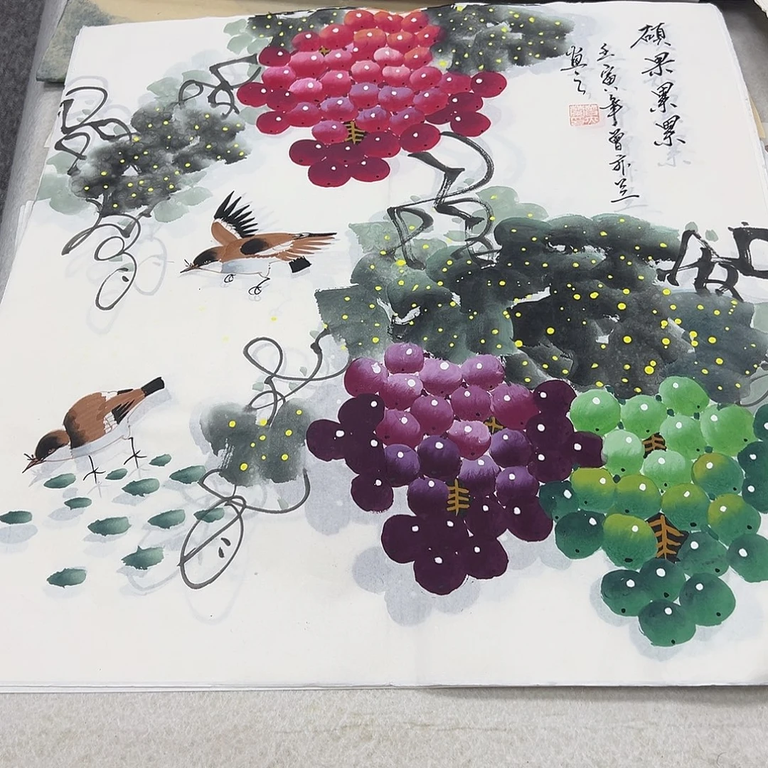 国画国画纯手绘作品