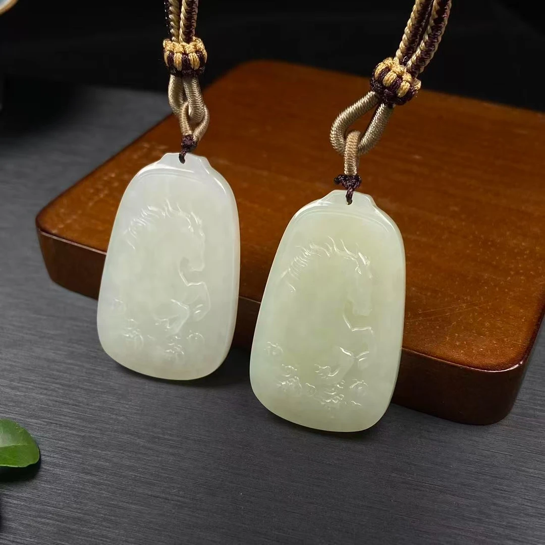 【麦子家族新年大促X】天然和田玉挂件吊坠百搭多样性发1 D2889