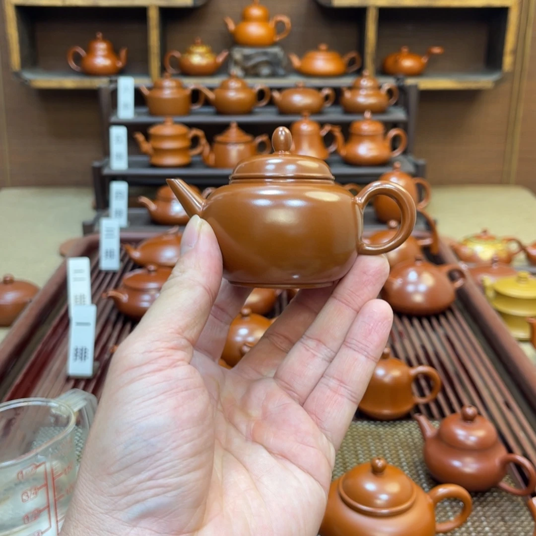 ～***辉茶壶朱泥水平 100cc