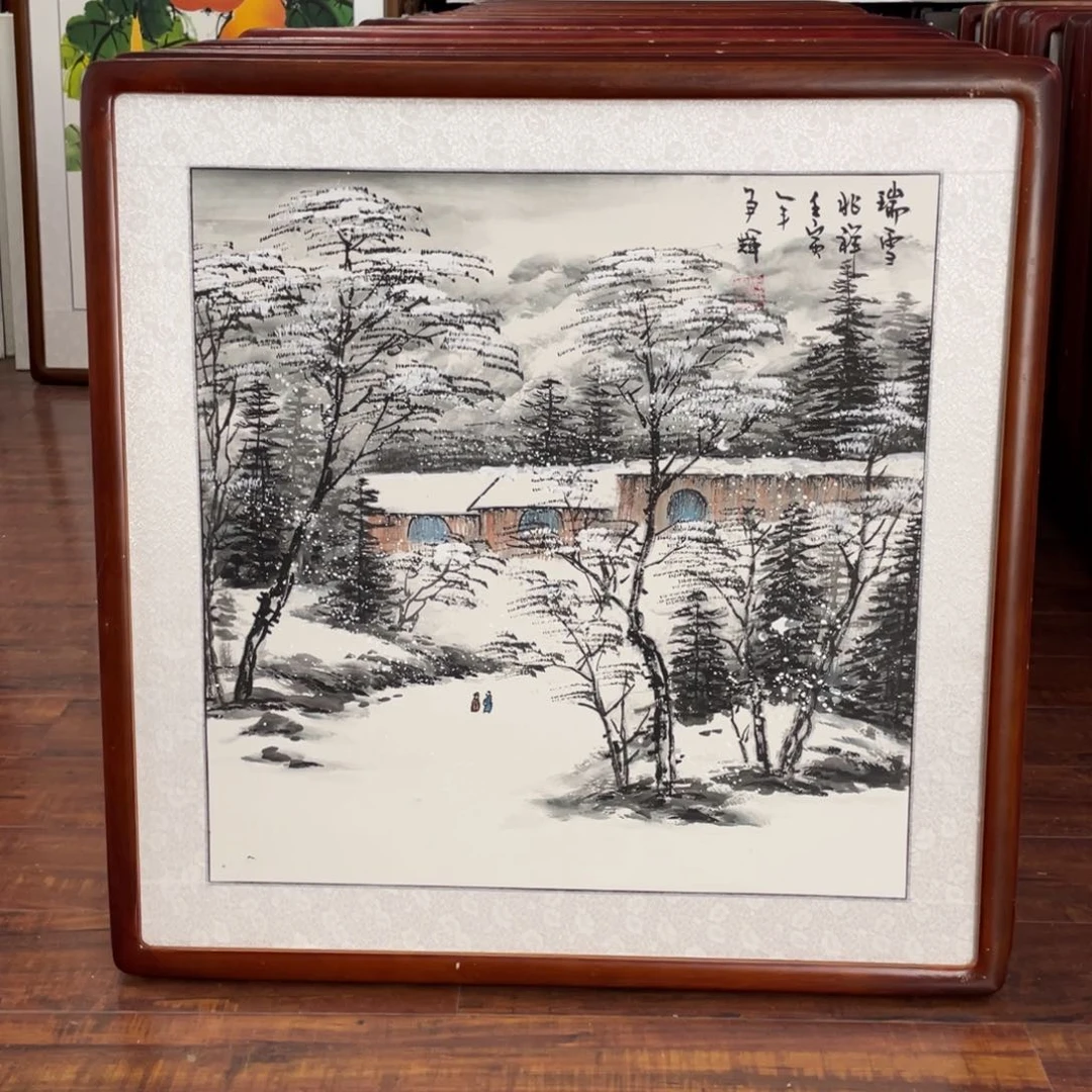 国画带框尺寸63*63厘米