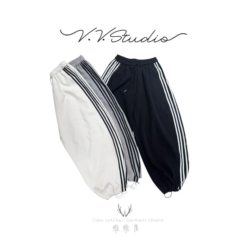 WellSoong•NO退NO换【侧杠两穿卫裤】