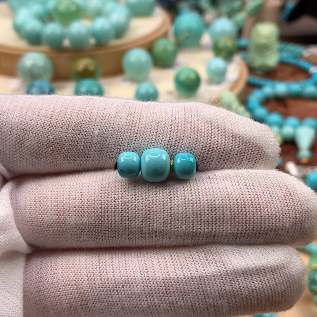 绿松石未镶嵌珠宝奇石5.9/7.7mm