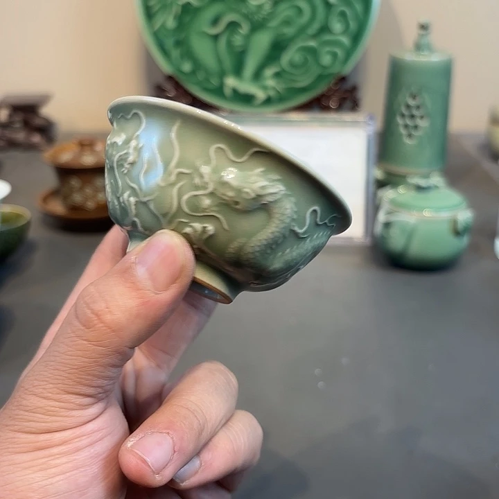 瓷片龙泉青瓷福利青瓷