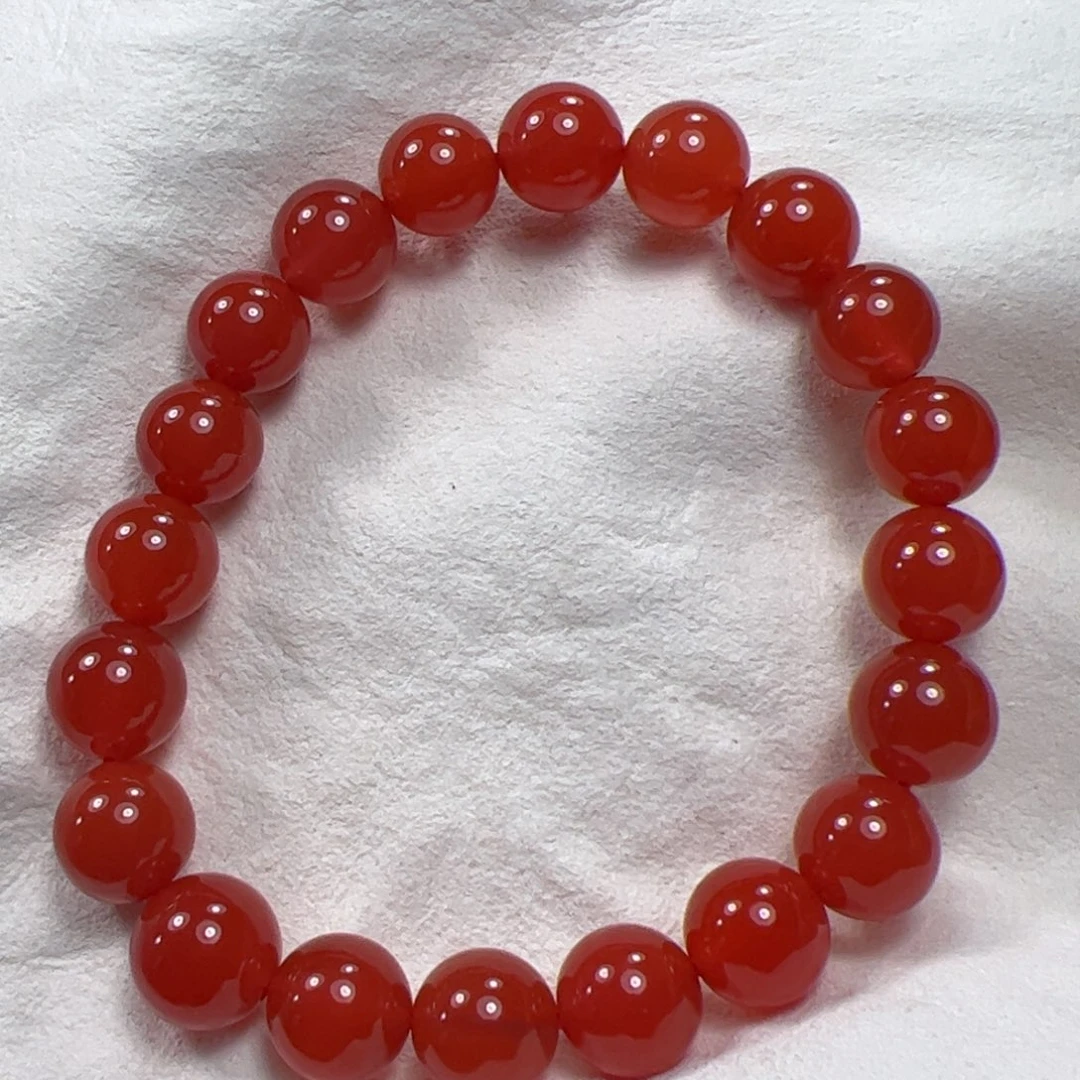 南红玛瑙手串未镶嵌