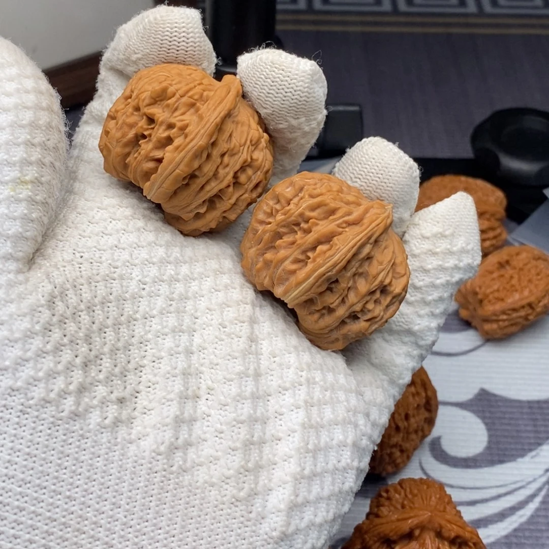 文玩核桃吊坠全品无修四座楼凹底四座楼