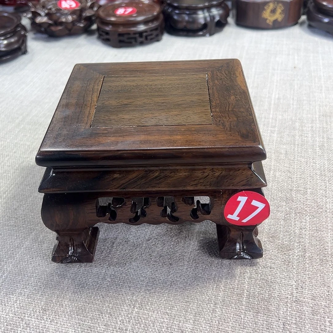 红木底座精雕工艺品