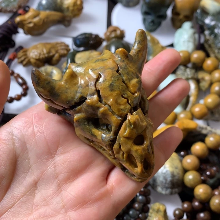 岫岩河磨玉（透闪石质玉）未镶嵌笔搁