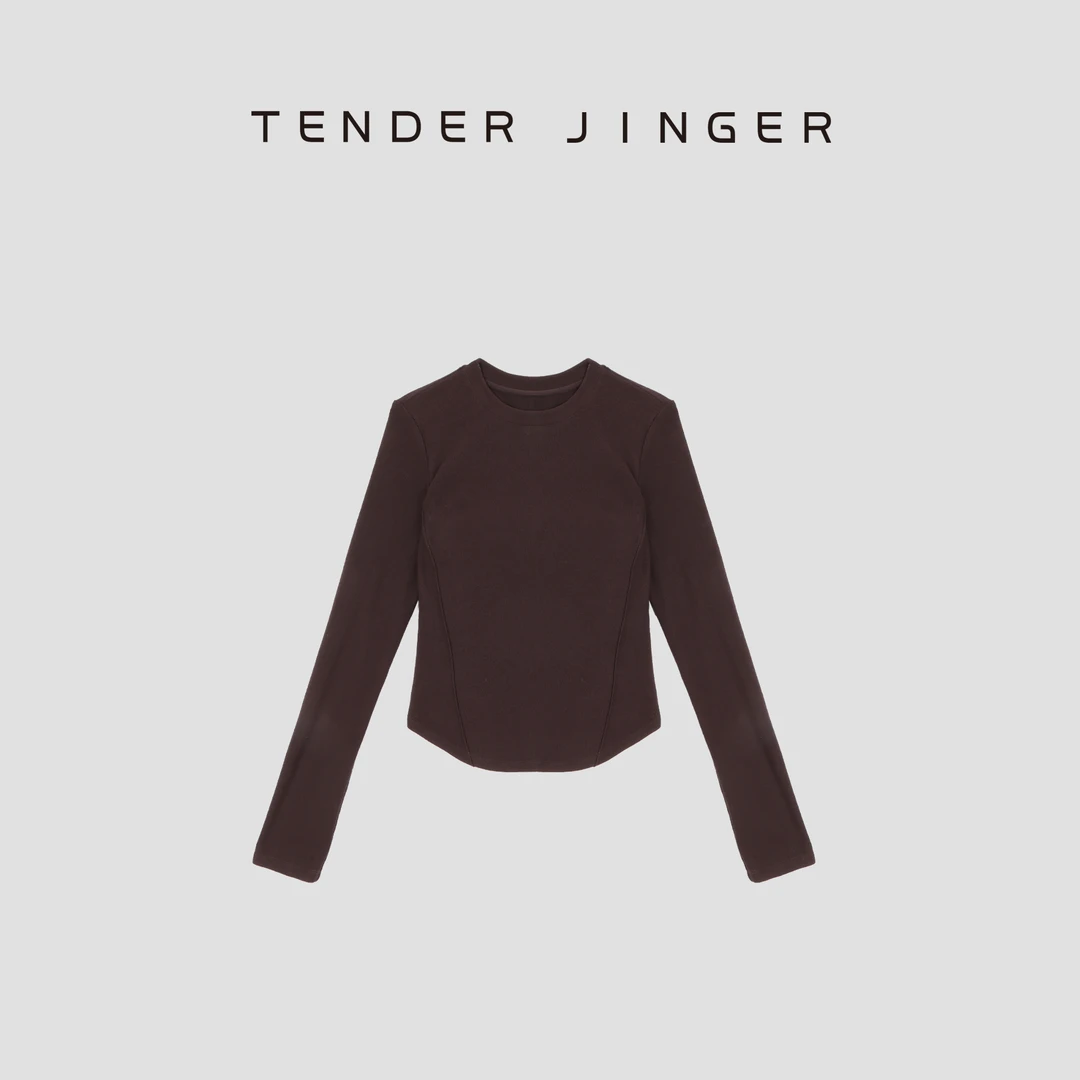 Tender Jinger|线下专供 纯色修身显瘦打底上衣T53LFK41403