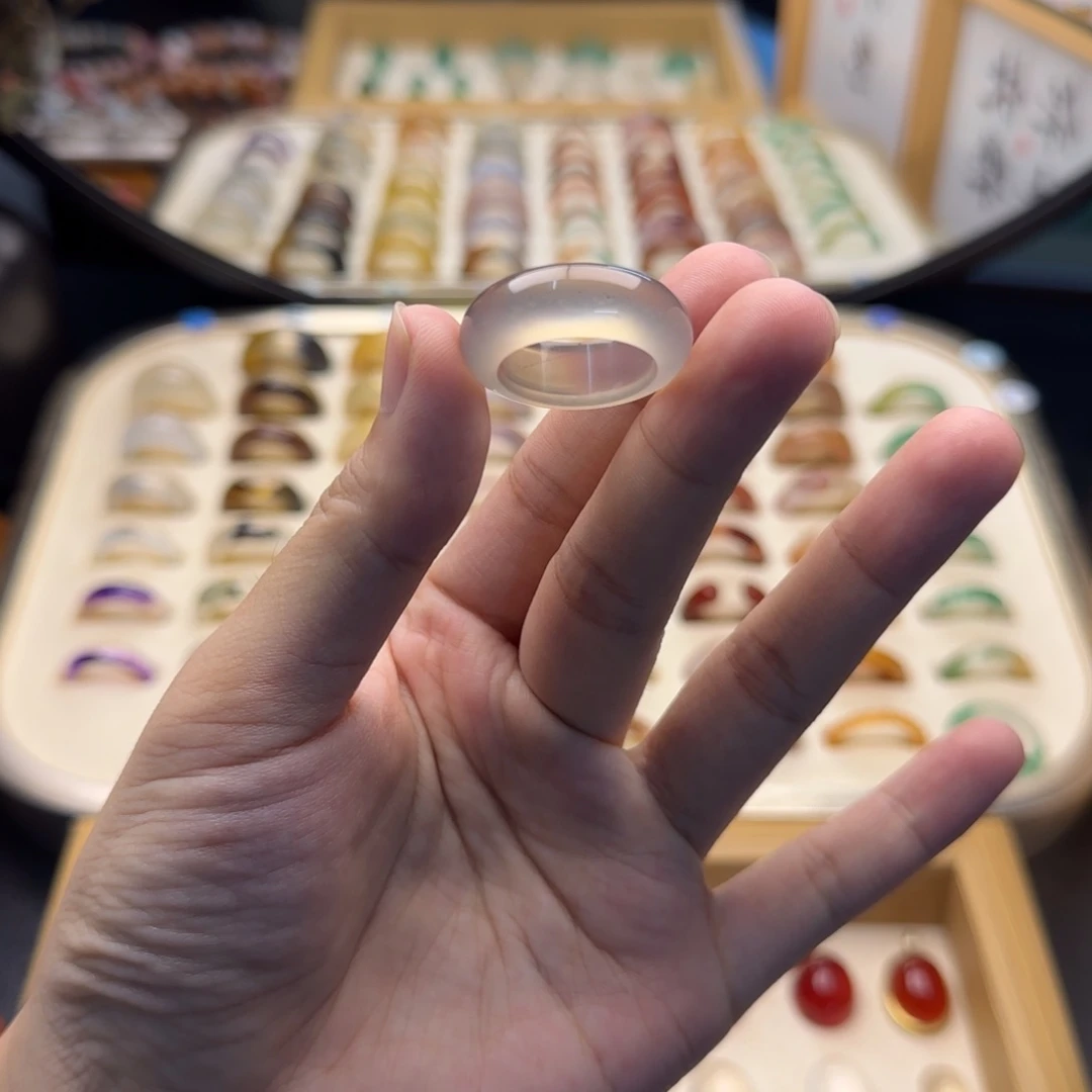 玛瑙/玉髓戒指合金