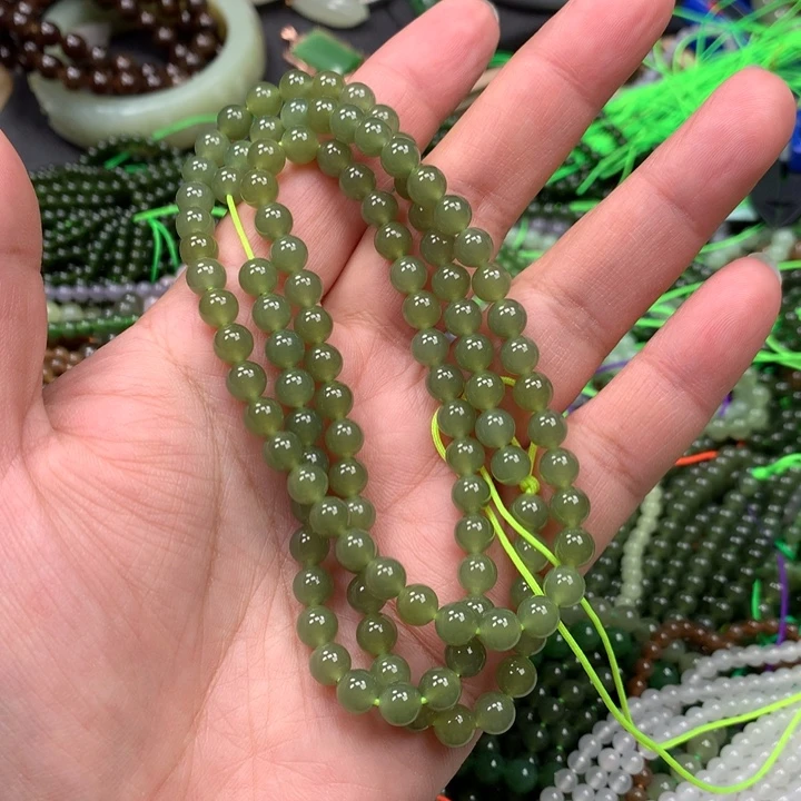 和田玉未镶嵌手链18