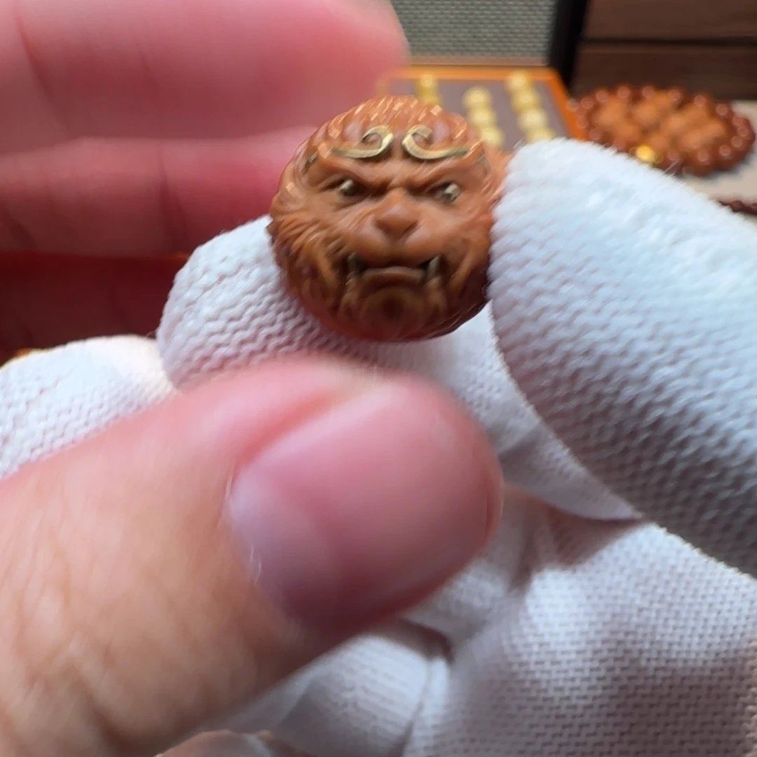 猴头核桃吊坠猴头核桃单颗雕刻大圣