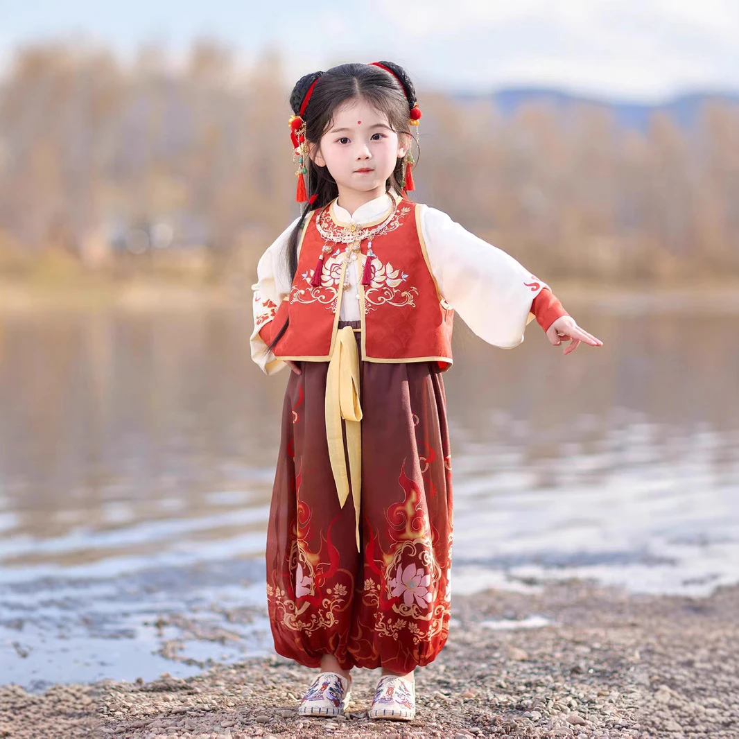 【长袖印花】哪吒衣服短袖套装服装国风新中式套装哪吒cos哪吒cos服