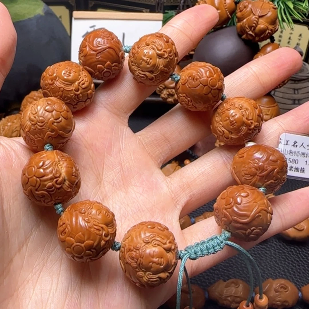 【闪购商品】橄榄核手串度母观音