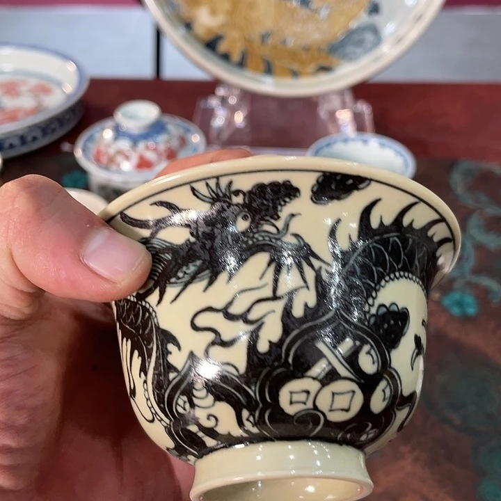 瓷摆件景德镇陶瓷老陶
