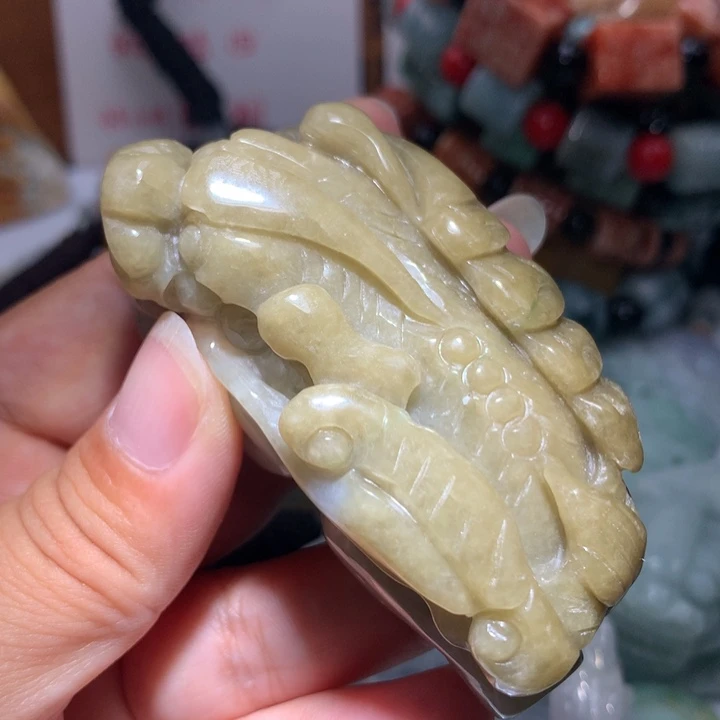 颈饰未镶嵌翡翠保真天然A货翡翠