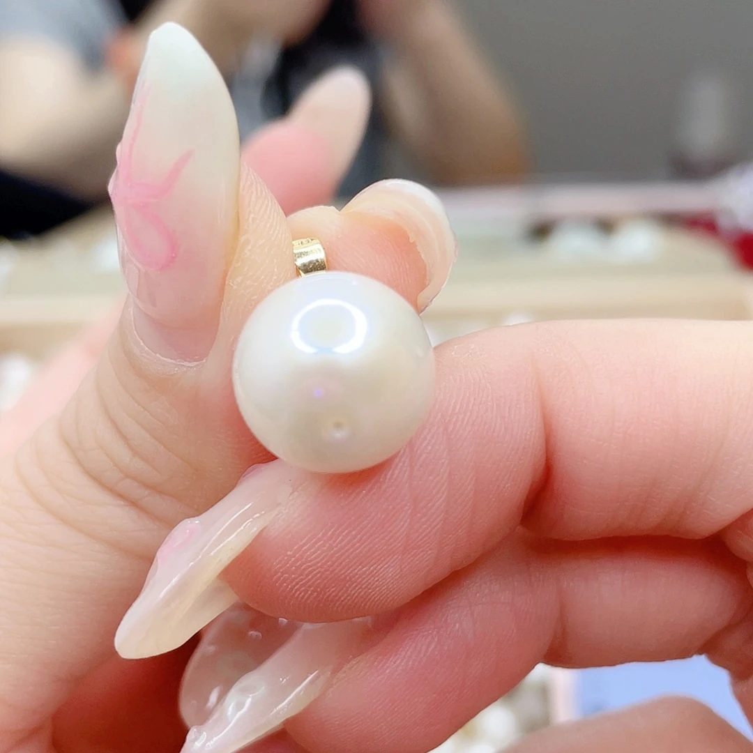 淡水珍珠合金吊坠(不含链)