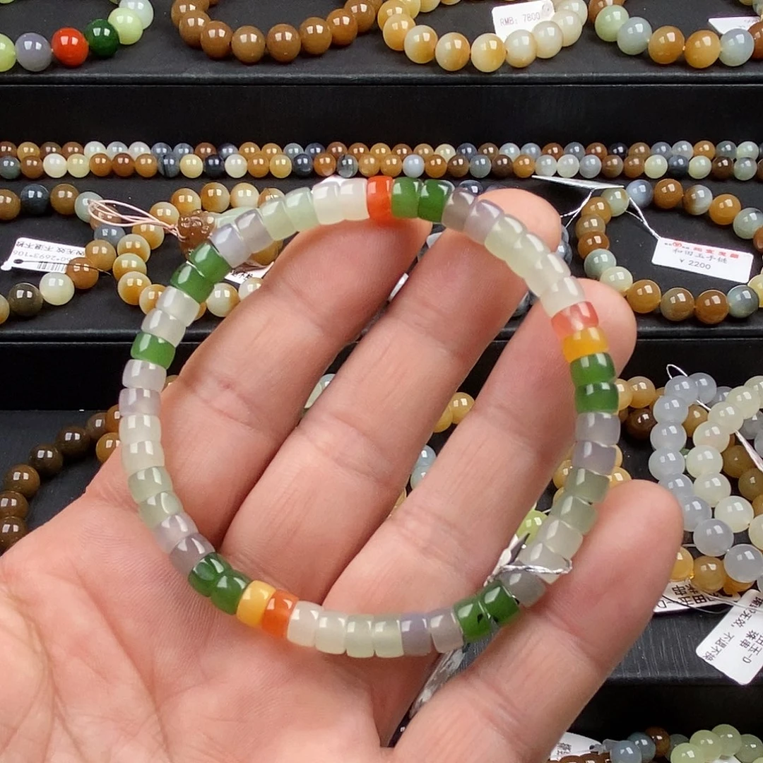 和田玉未镶嵌手链