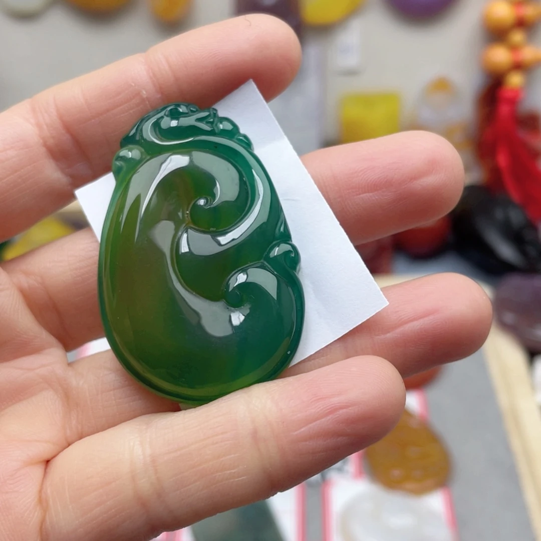 玛瑙/玉髓颈饰合金霞*