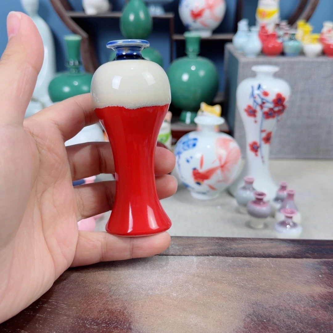 陶瓷手工小花器摆件