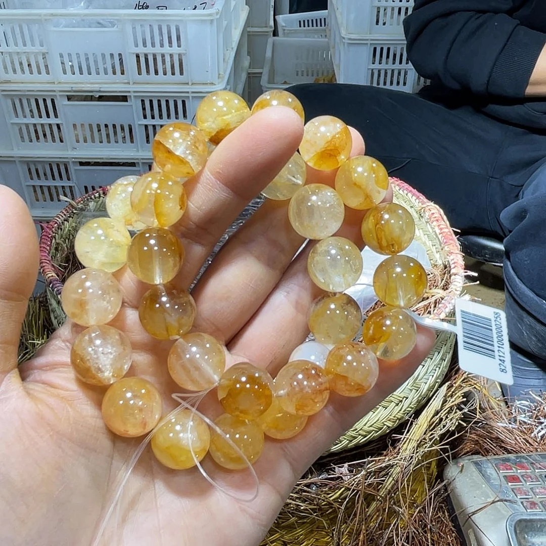 水晶手串14m m未镶嵌多样性发一条j h 260