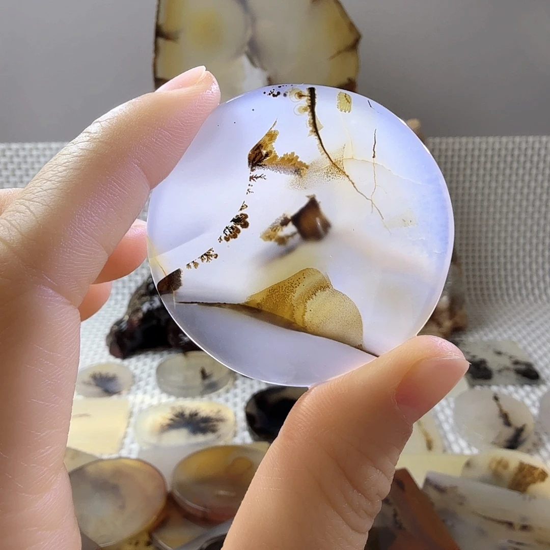 玛瑙/玉髓未镶嵌吊坠(不含链)63