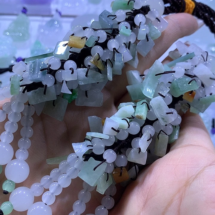 翡翠未镶嵌颈饰天然翡翠A货车挂多样性发货发其一