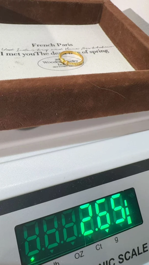 足金精品工艺戒指