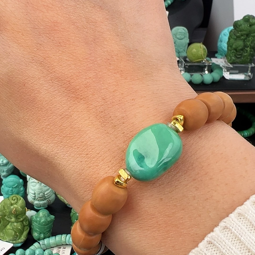 绿松石未镶嵌绿松石主播万丽