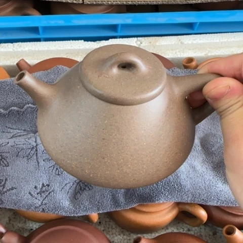 紫砂茶壶老段泥料230cc