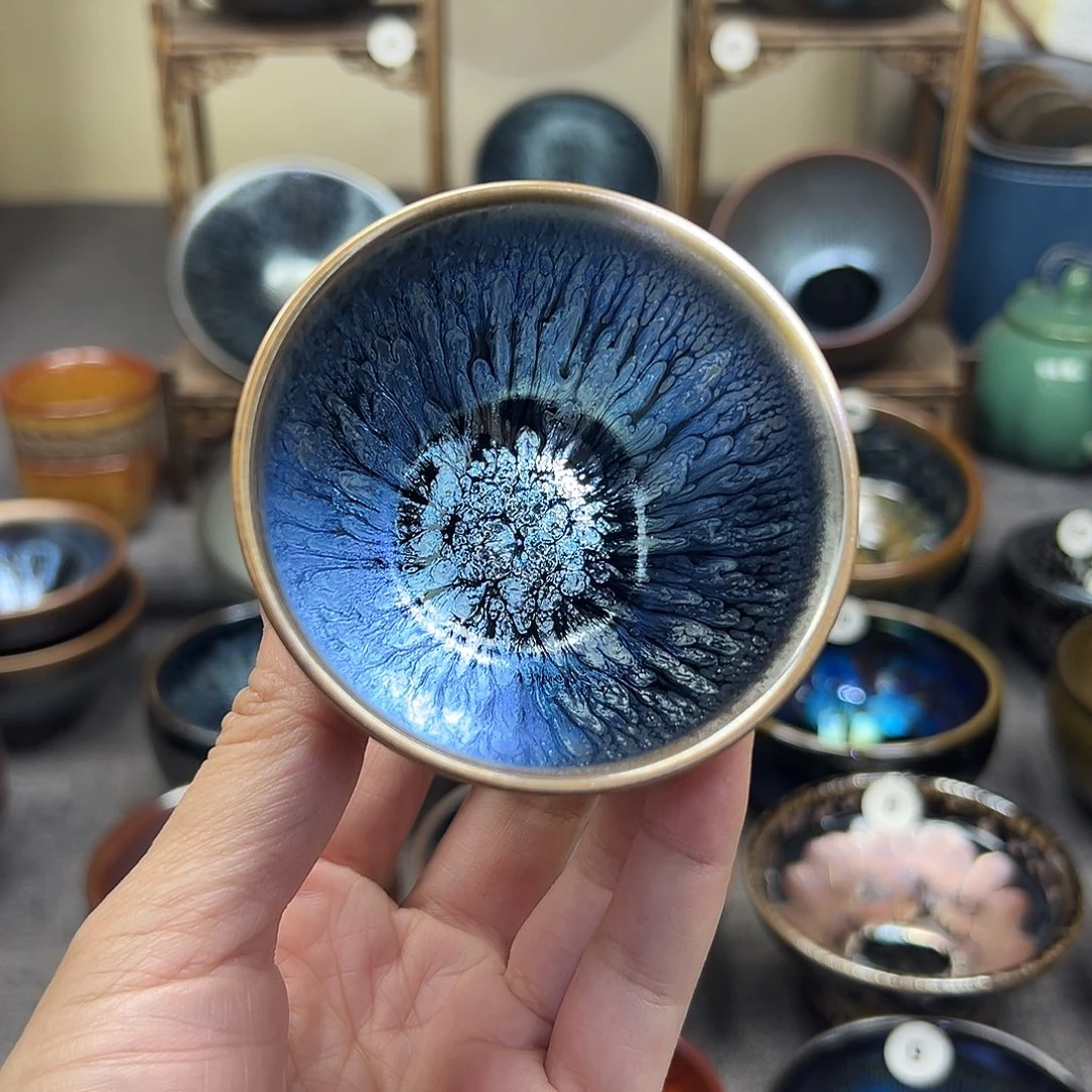 茶盏百花束口手工