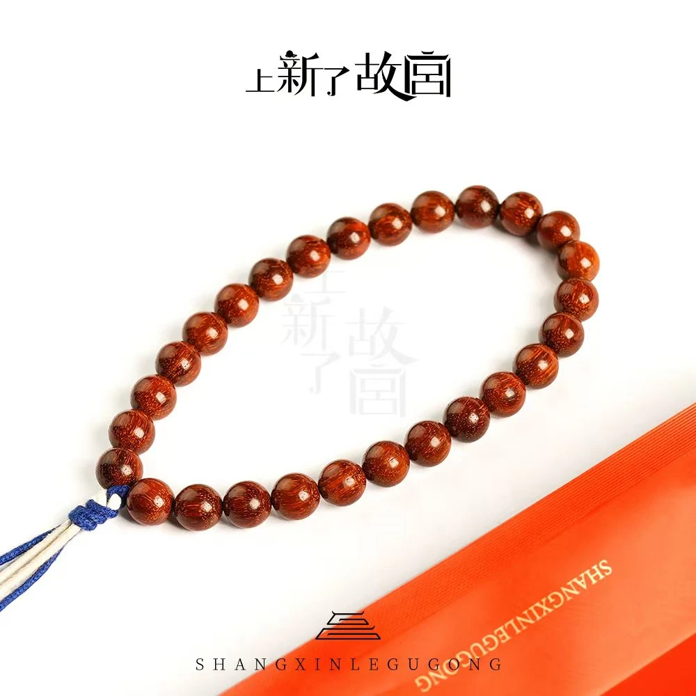 【上新了文玩优选】印度小叶紫檀原生态无胶手工干磨手串