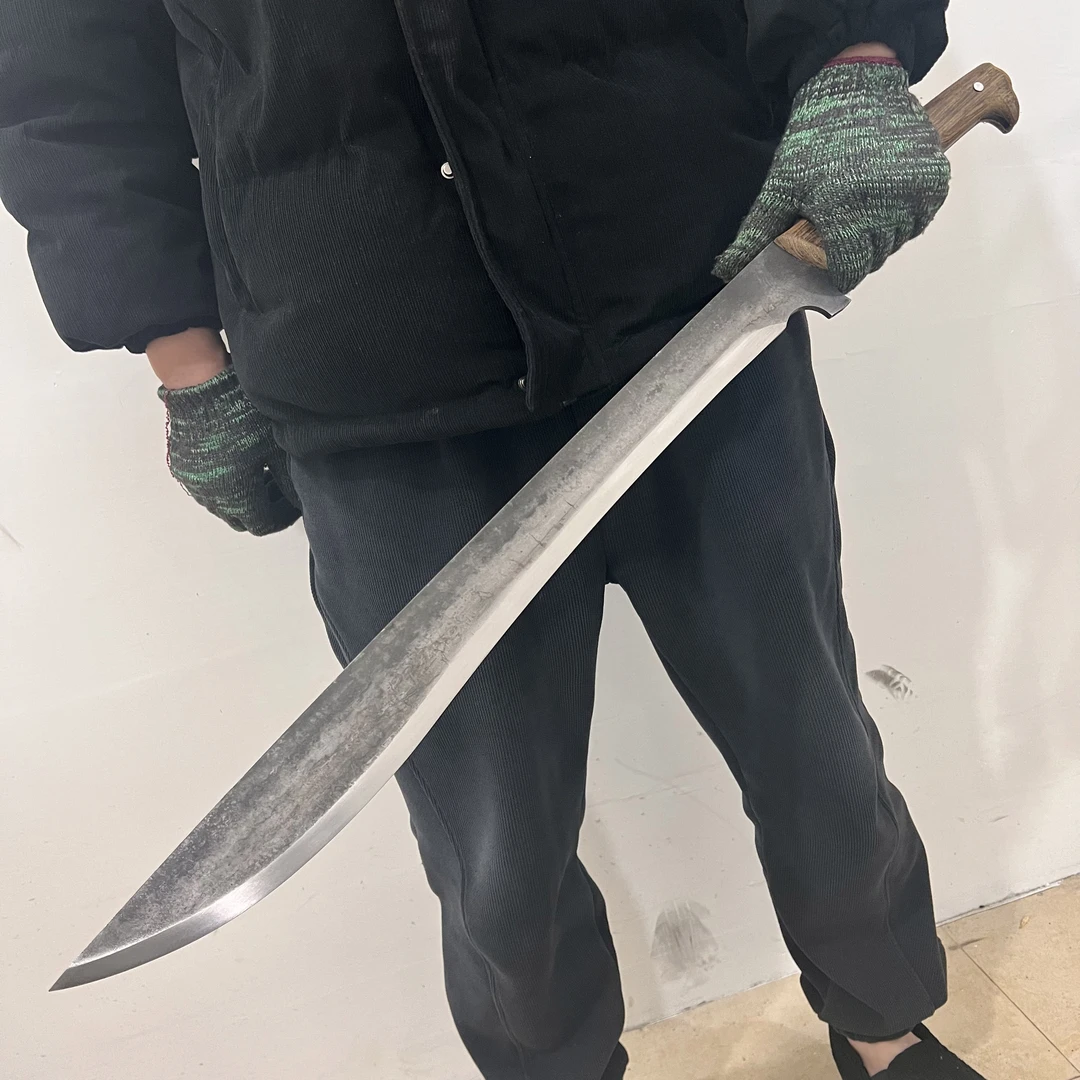 11龙泉刀剑真钢刀轨道钢唐刀牛尾刀绣春刀武术健身防身车载未开刃