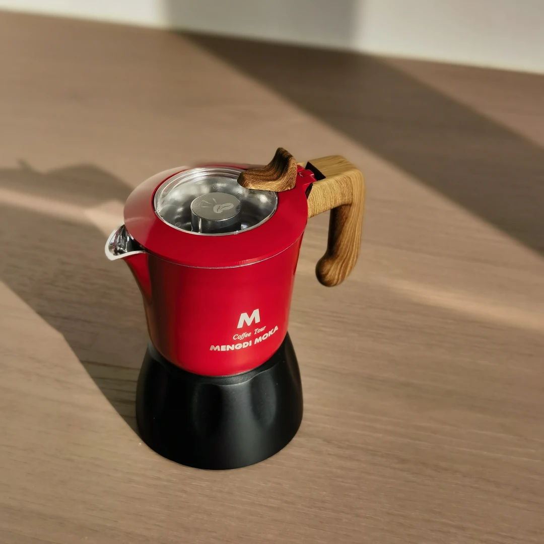 M红黑胖子大麦系列新品双阀高端heihaosite摩卡壶