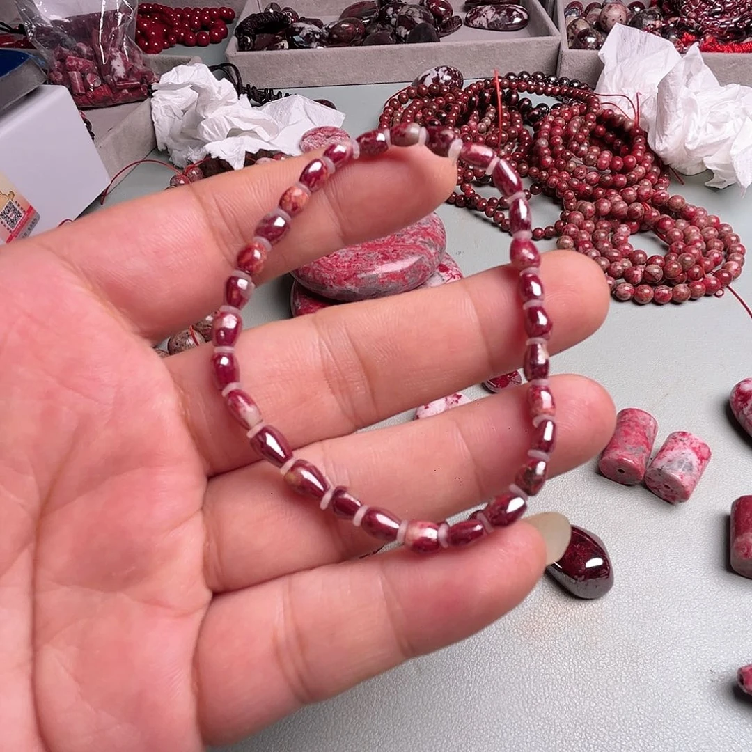 紫砂天然朱砂辰石吊坠