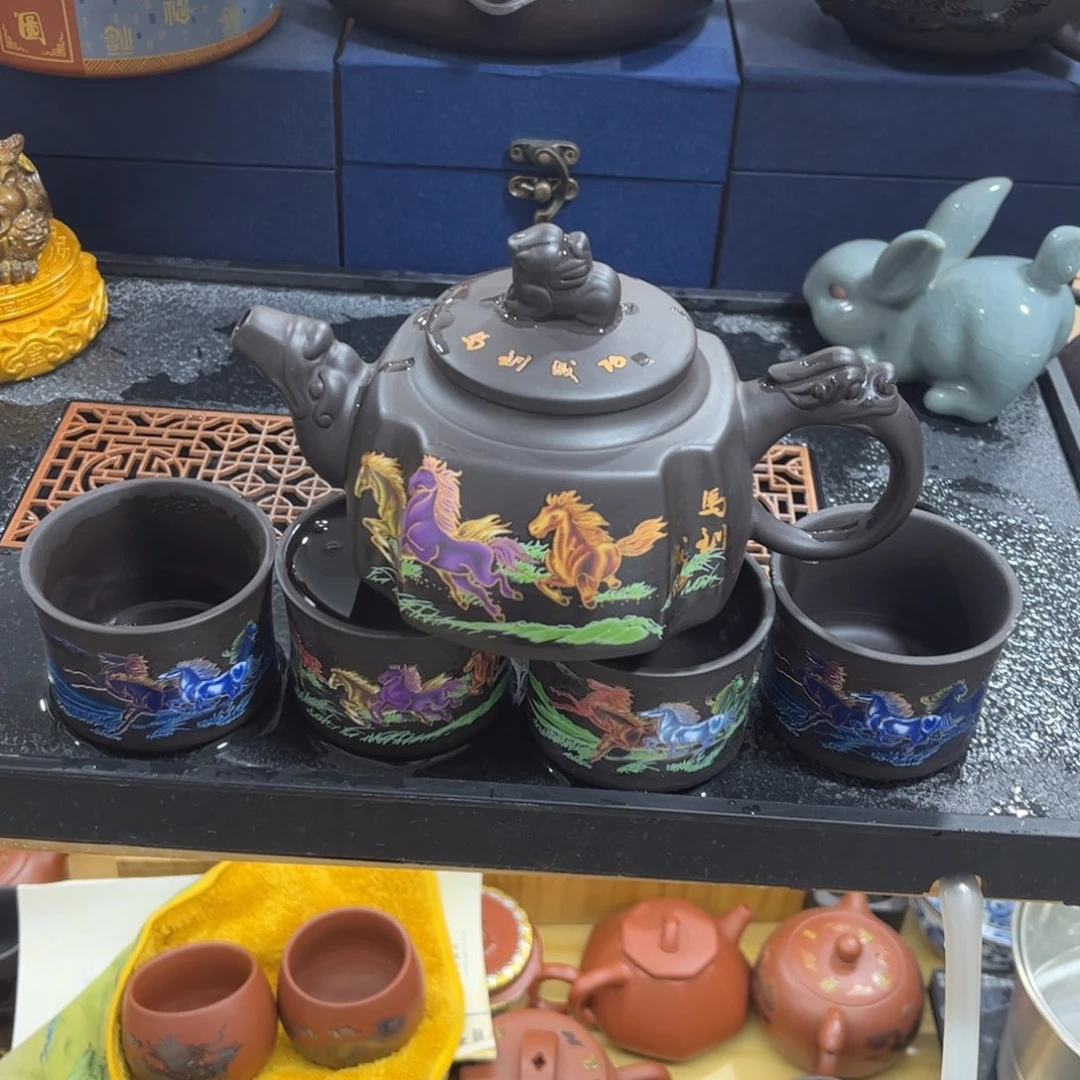 紫砂茶杯紫砂壶一壶4杯