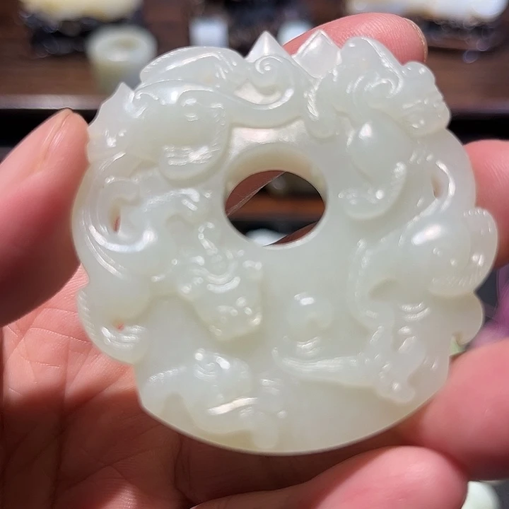 玖***7和田玉未镶嵌挂件