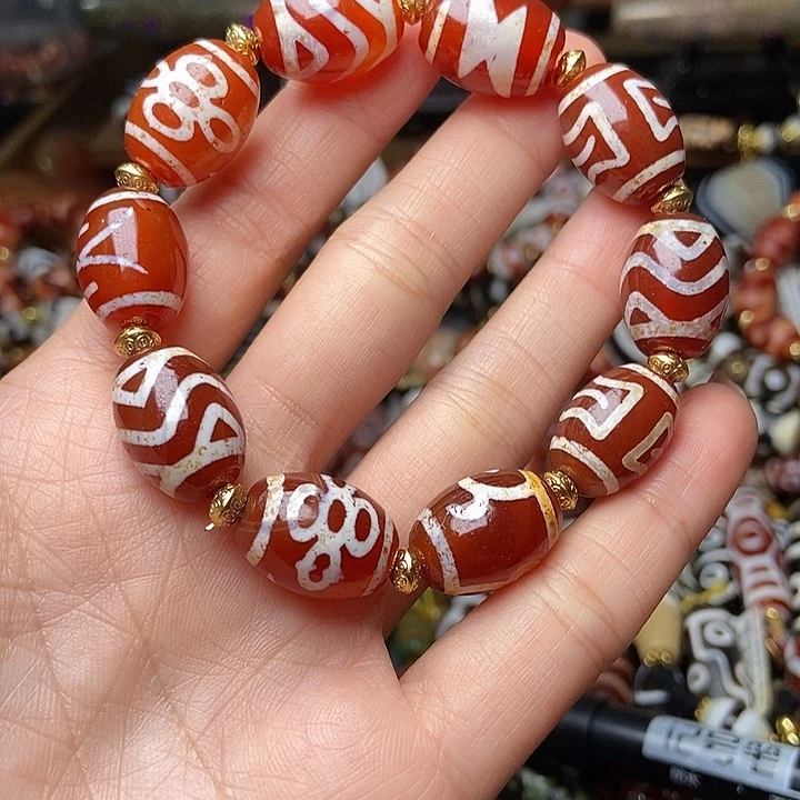 玛瑙/玉髓未镶嵌手链