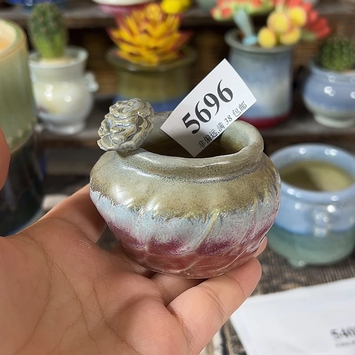 口4 手工花盆满30包邮