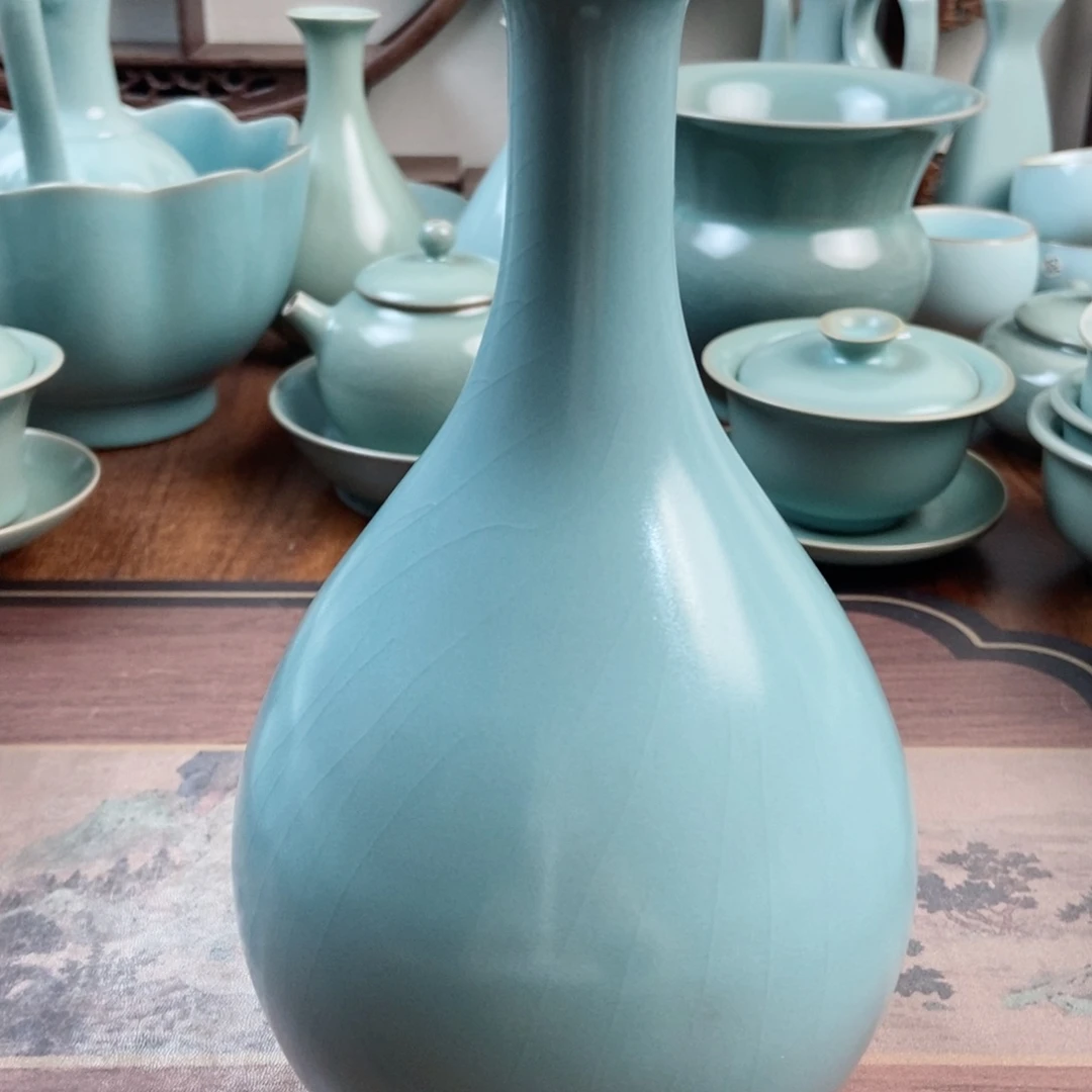 摆件瓷原产地原矿汝瓷～茶器