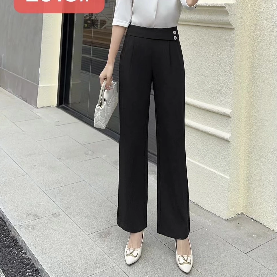 《梅子精选》夏季新款时尚直筒裤