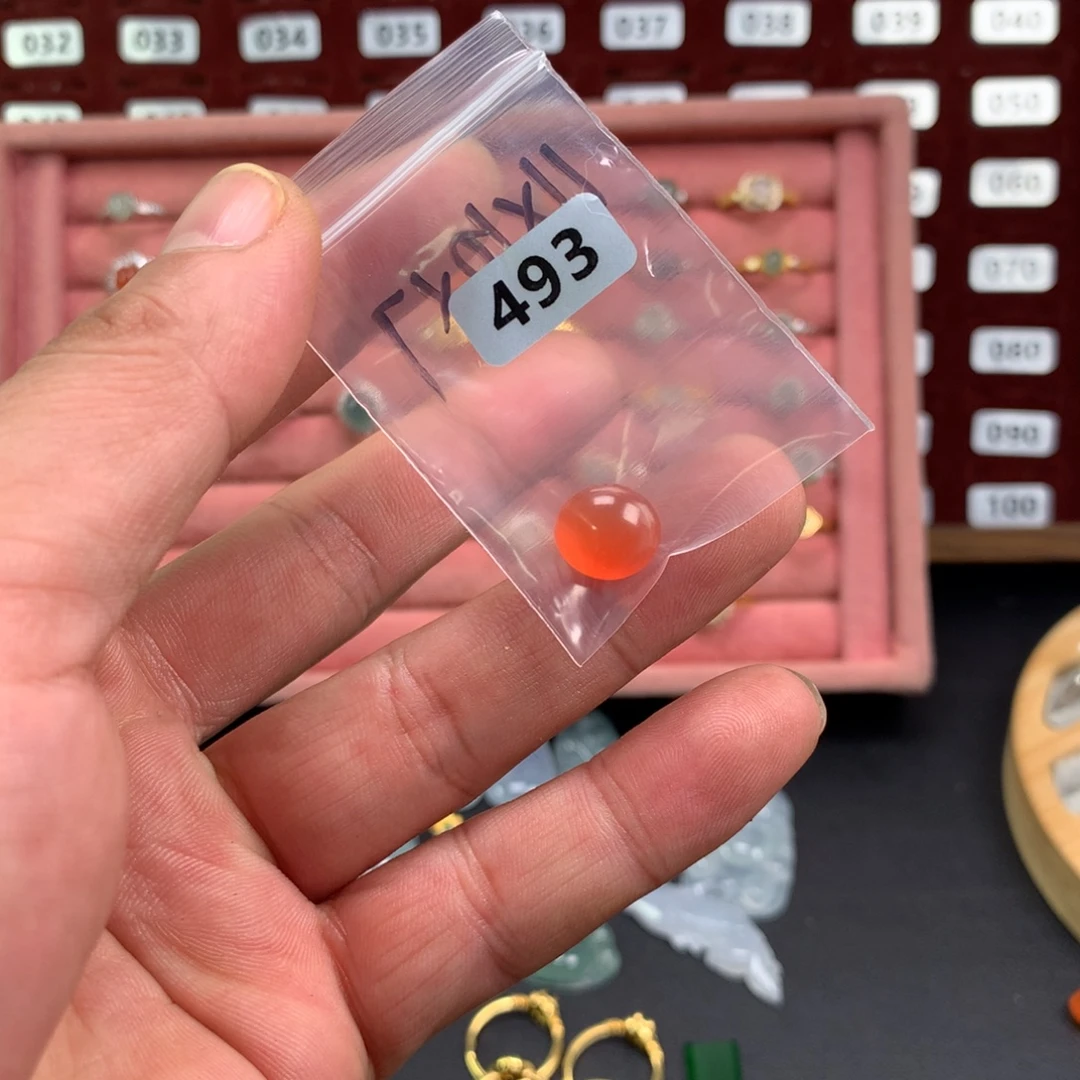 小***洋翡翠未镶嵌戒指493