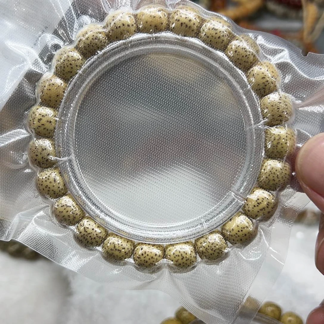 星月菩提手串65荣耀黄星月菩提单圈1.0