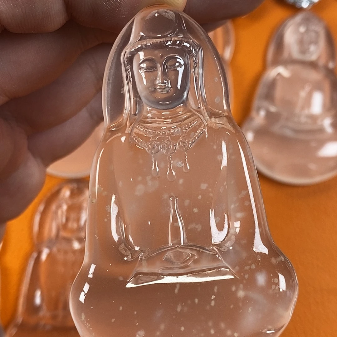 虎***君石英质玉未镶嵌吊坠(不含链)