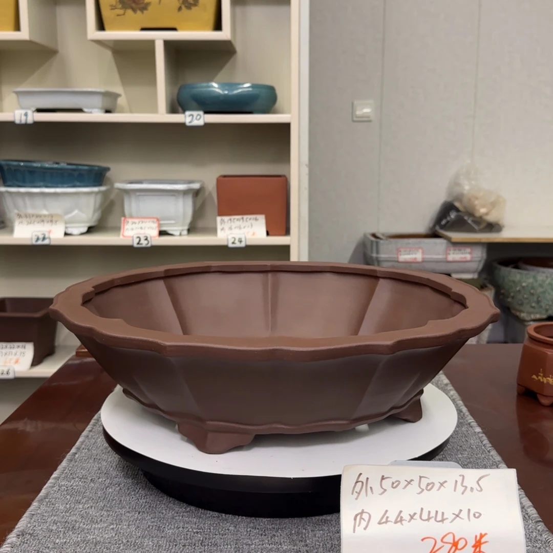 盆友居紫砂花盆直播间