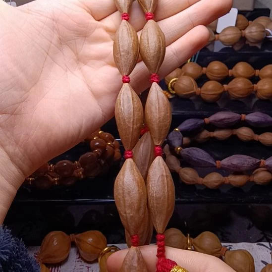 橄榄核手串/手链橄榄核脖挂柳叶1.4