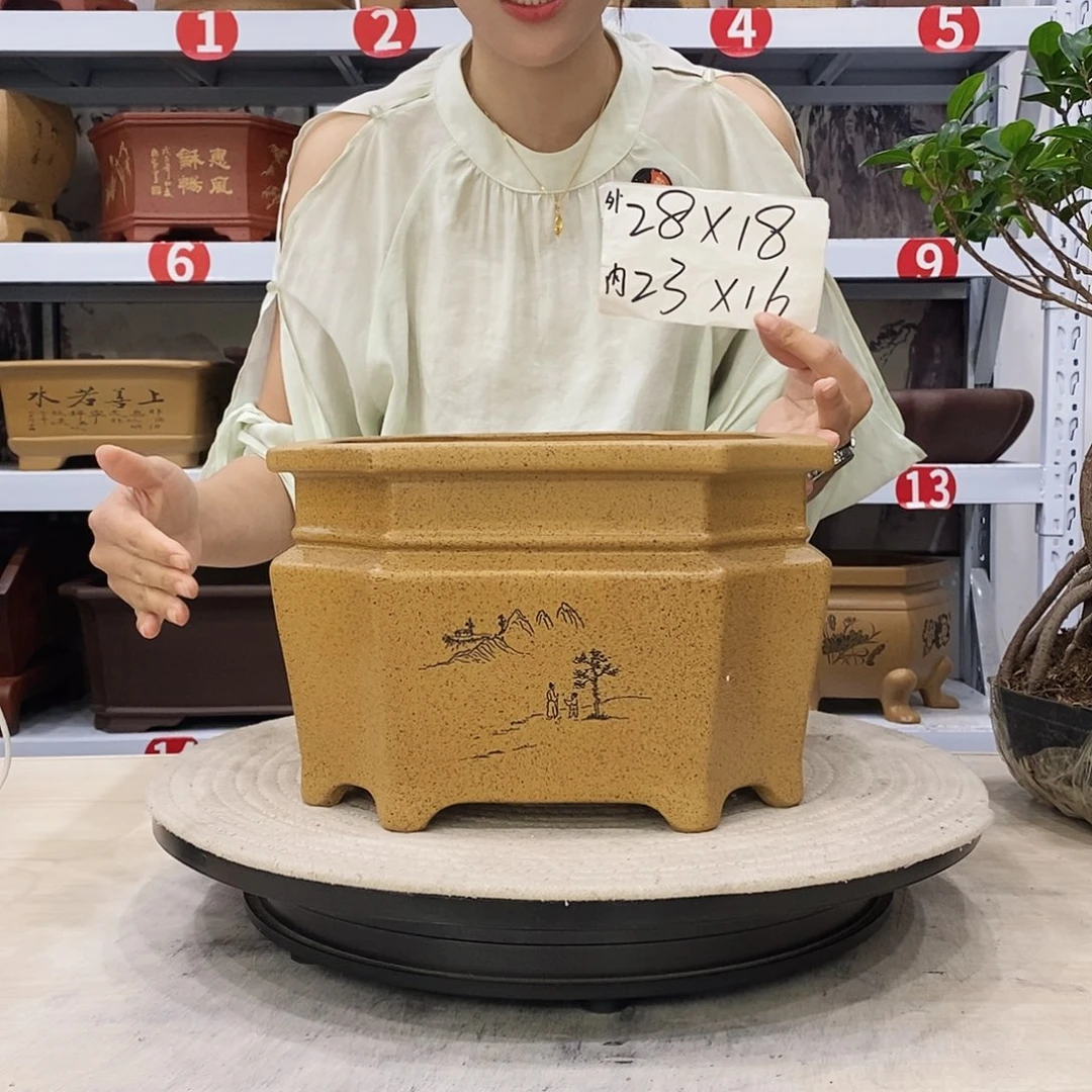 紫砂花盆紫砂花盆