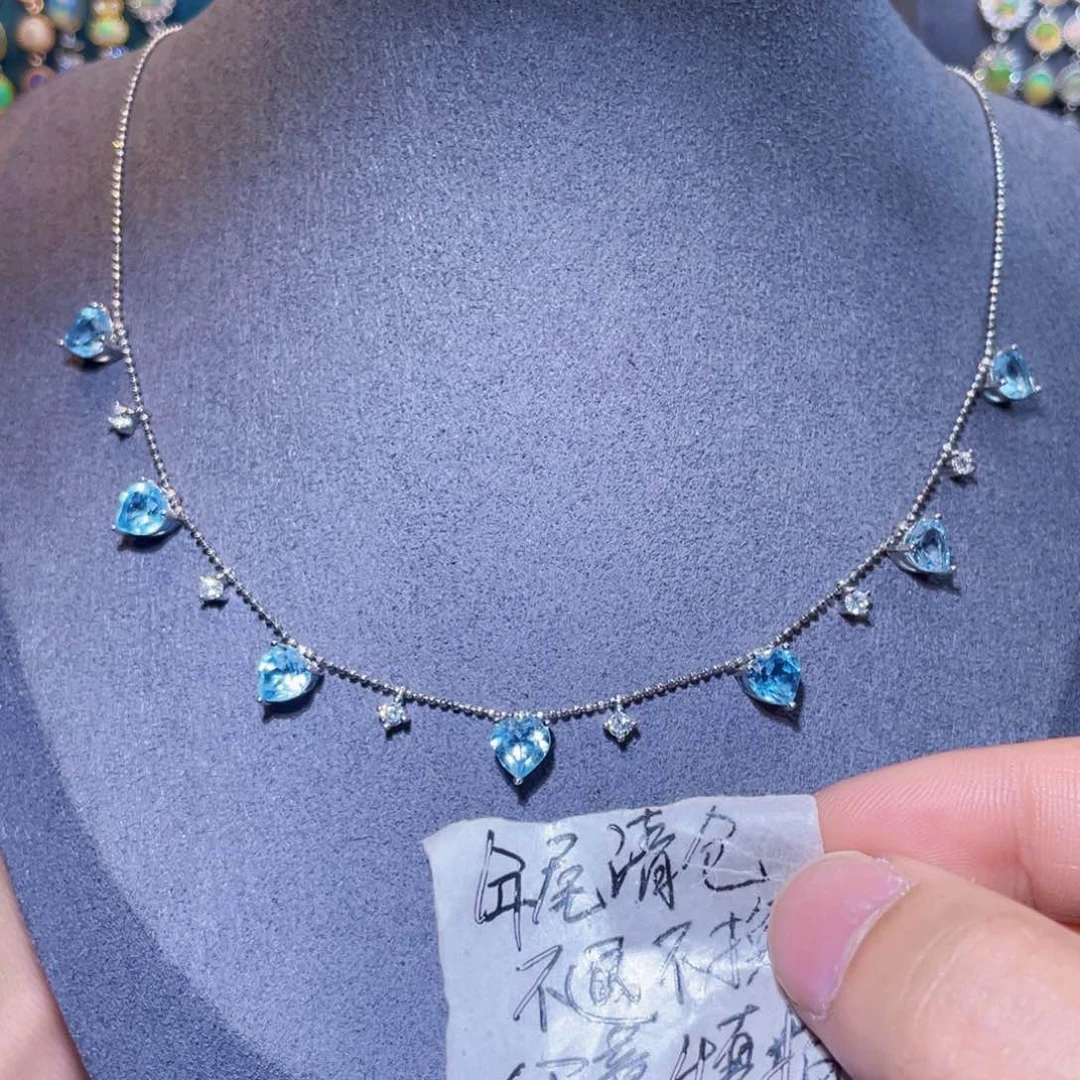 托帕石吊坠）银S925镶嵌猫**?