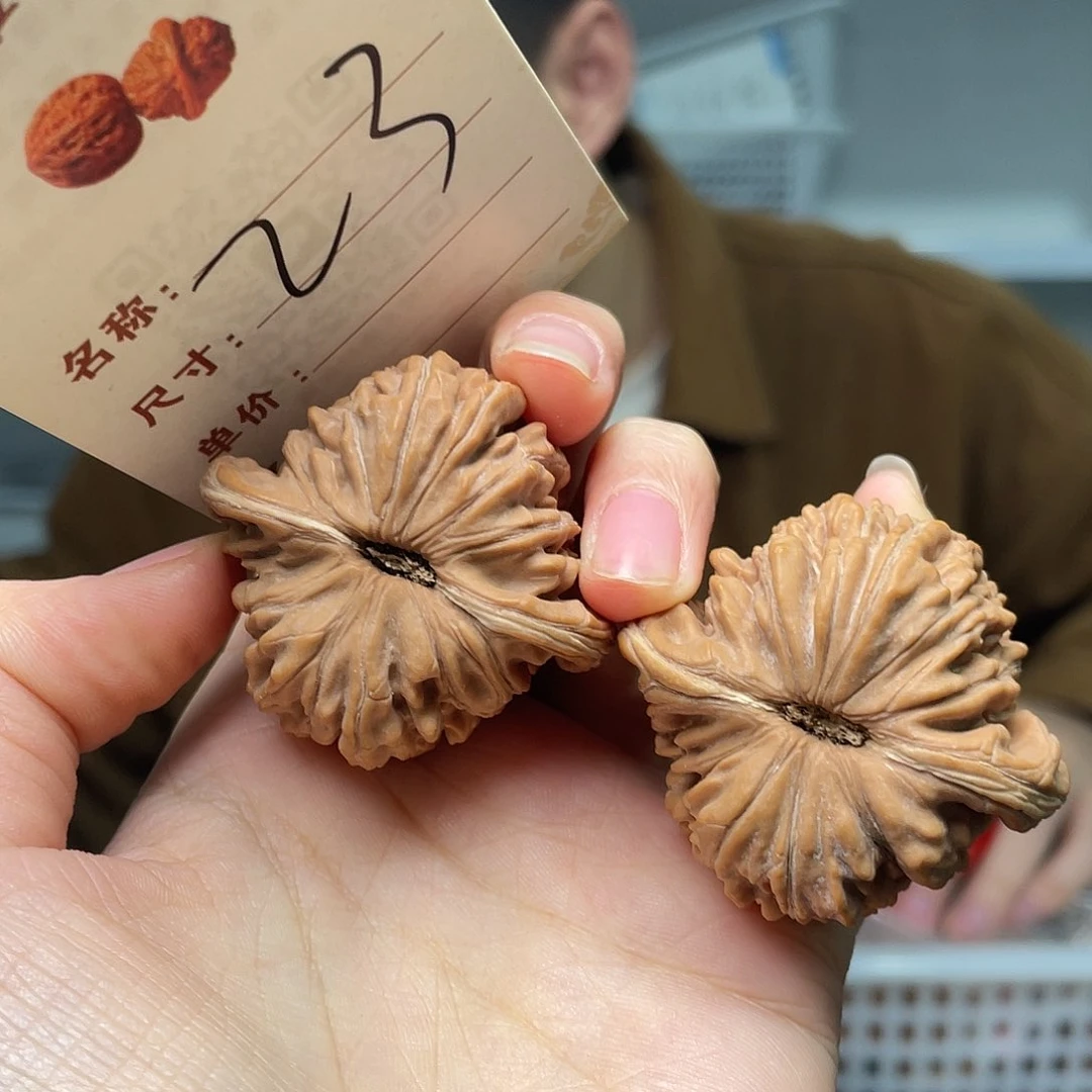 文玩核桃把件四座楼43尺23