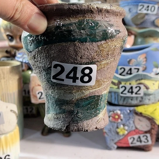 红陶瑕疵多肉植物花盆