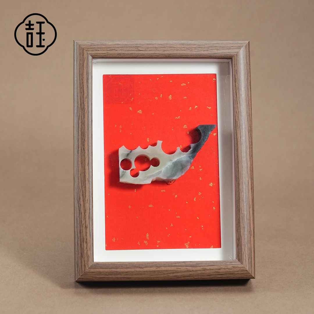 【吉玉】和田玉矿标摆件